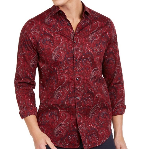 Tasso Elba Other - Tasso Elba Men’s Paisley-Print Shirt